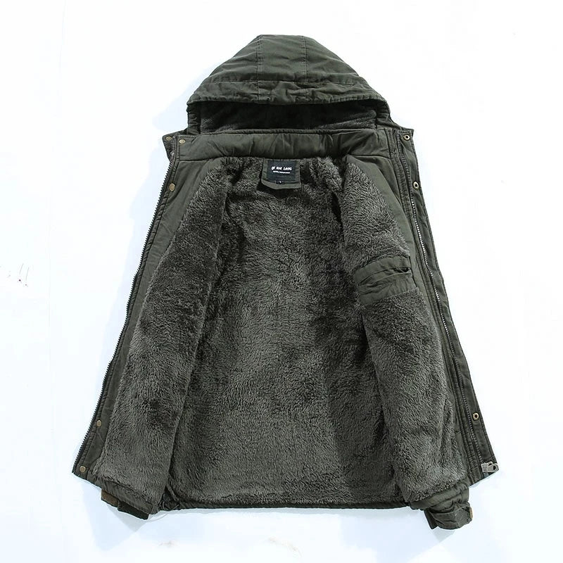 James™ | Warm Fleece-Lined Hooded Parka Jacket