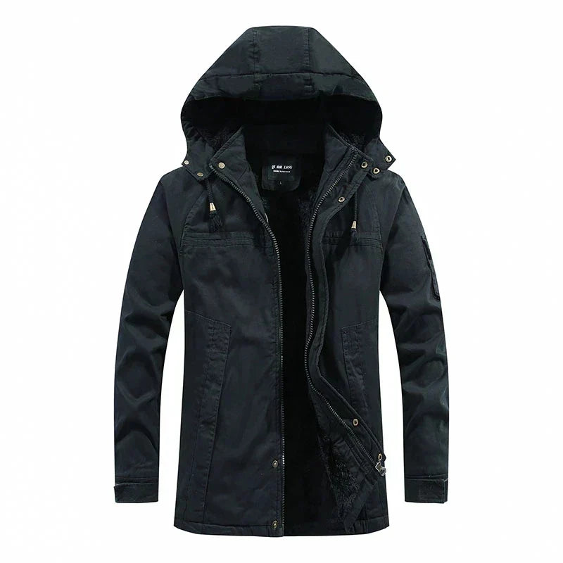 James™ | Warm Fleece-Lined Hooded Parka Jacket