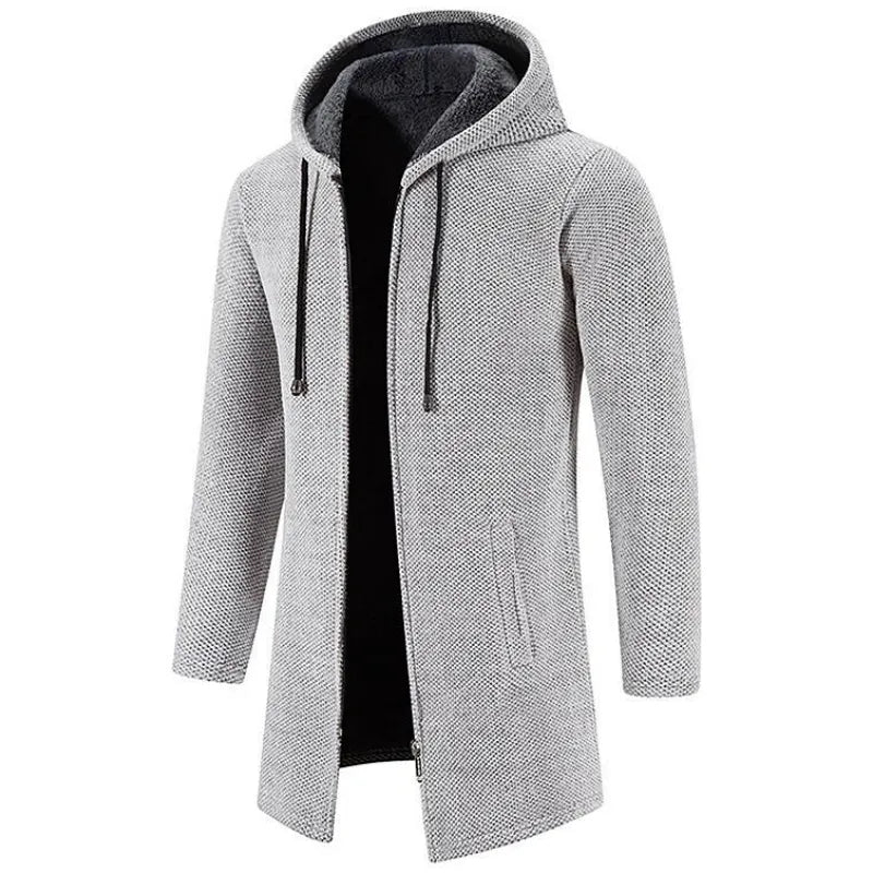 Lawrence™ | Warm Long Hooded Cardigan