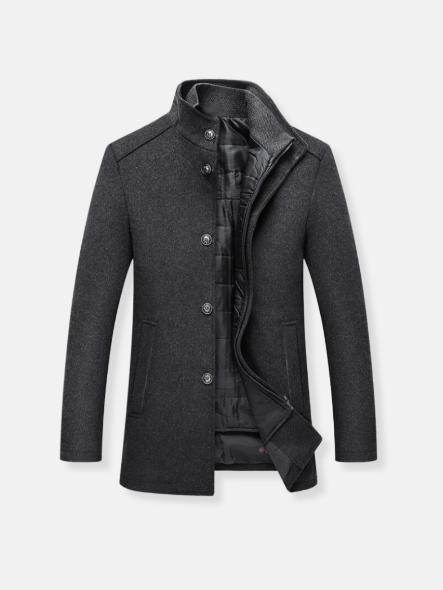 Stanley™ | Warm Classic Stand-Collar Winter Coat