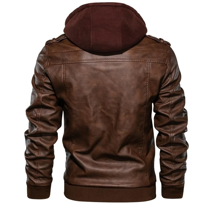 Dale™ | Classic Hooded Biker Jacket