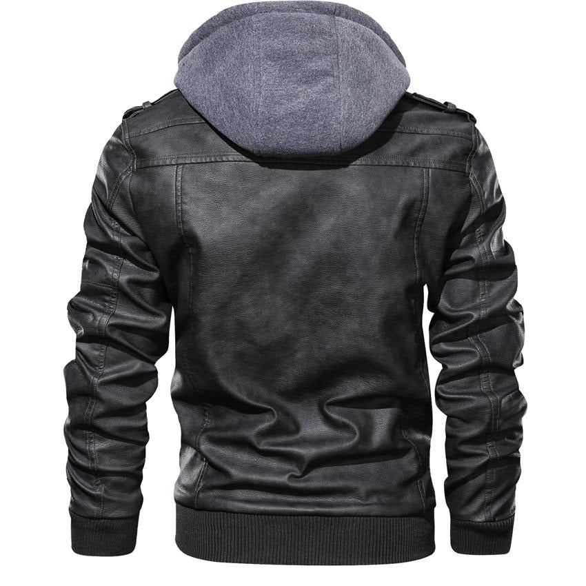 Dale™ | Classic Hooded Biker Jacket