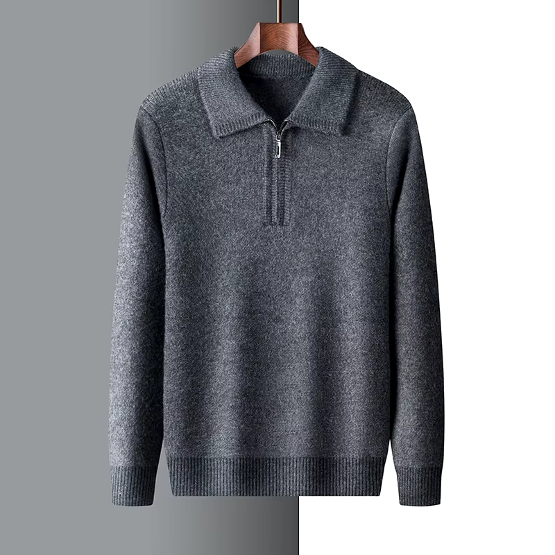 Isaac™ - Soft Warm Quarter Zip Sweater