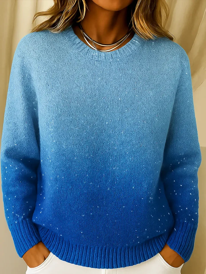 Women’s Soft Ombre Knit Pullover Sweater