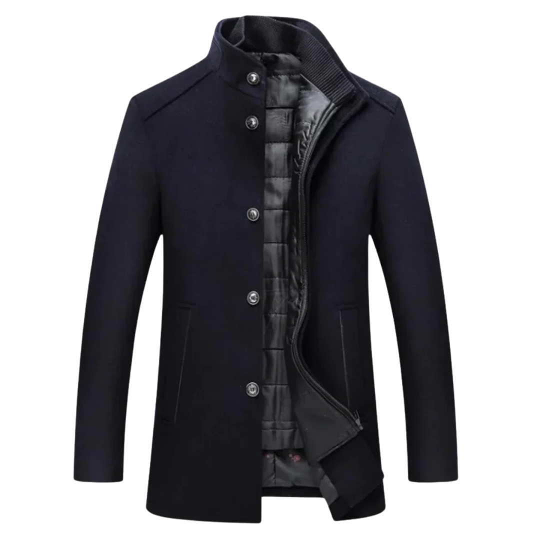 Stanley™ | Warm Classic Stand-Collar Winter Coat