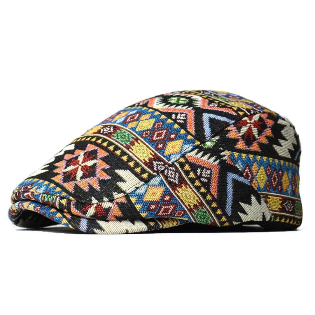 Patterned Flat Cap | TORONTO