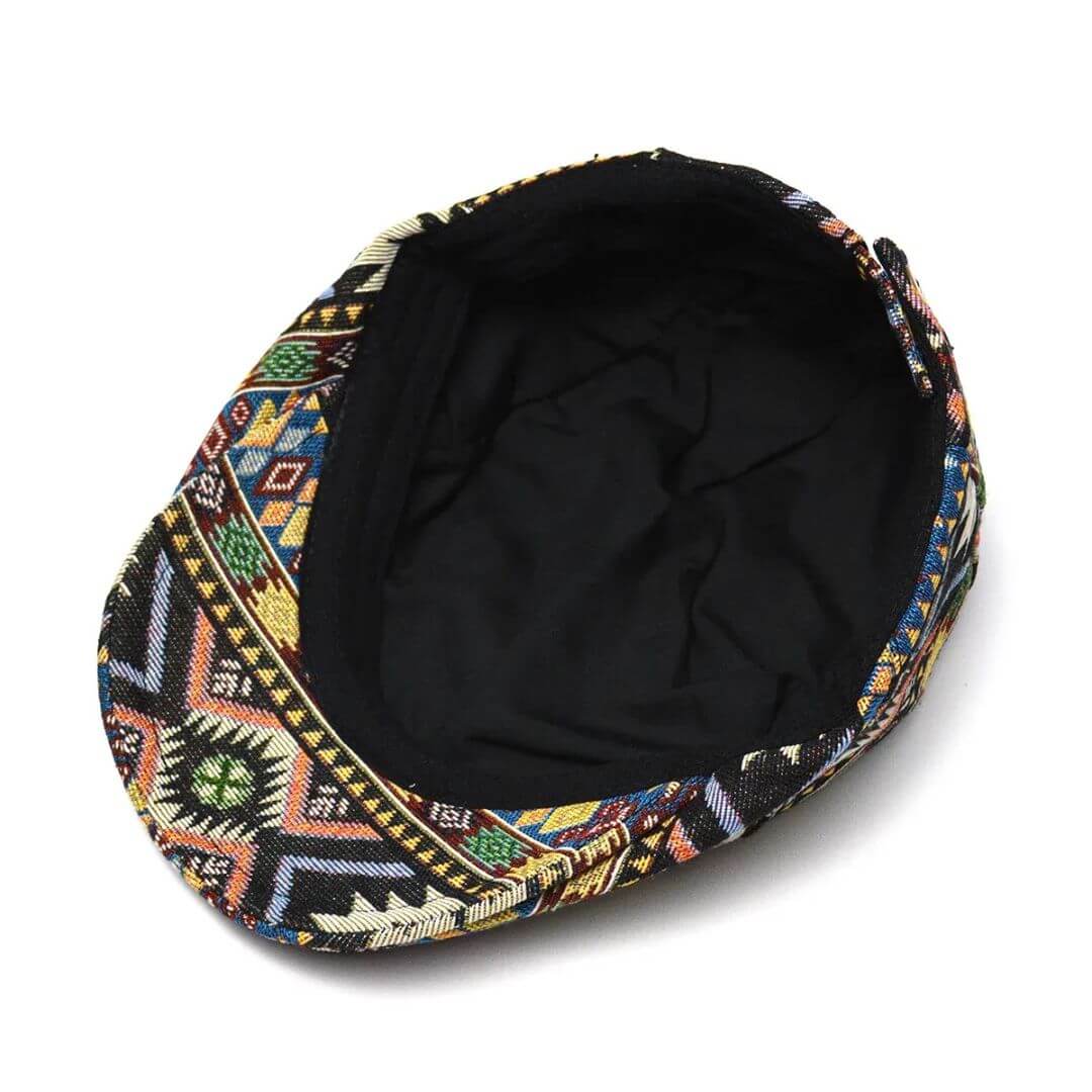 Patterned Flat Cap | TORONTO