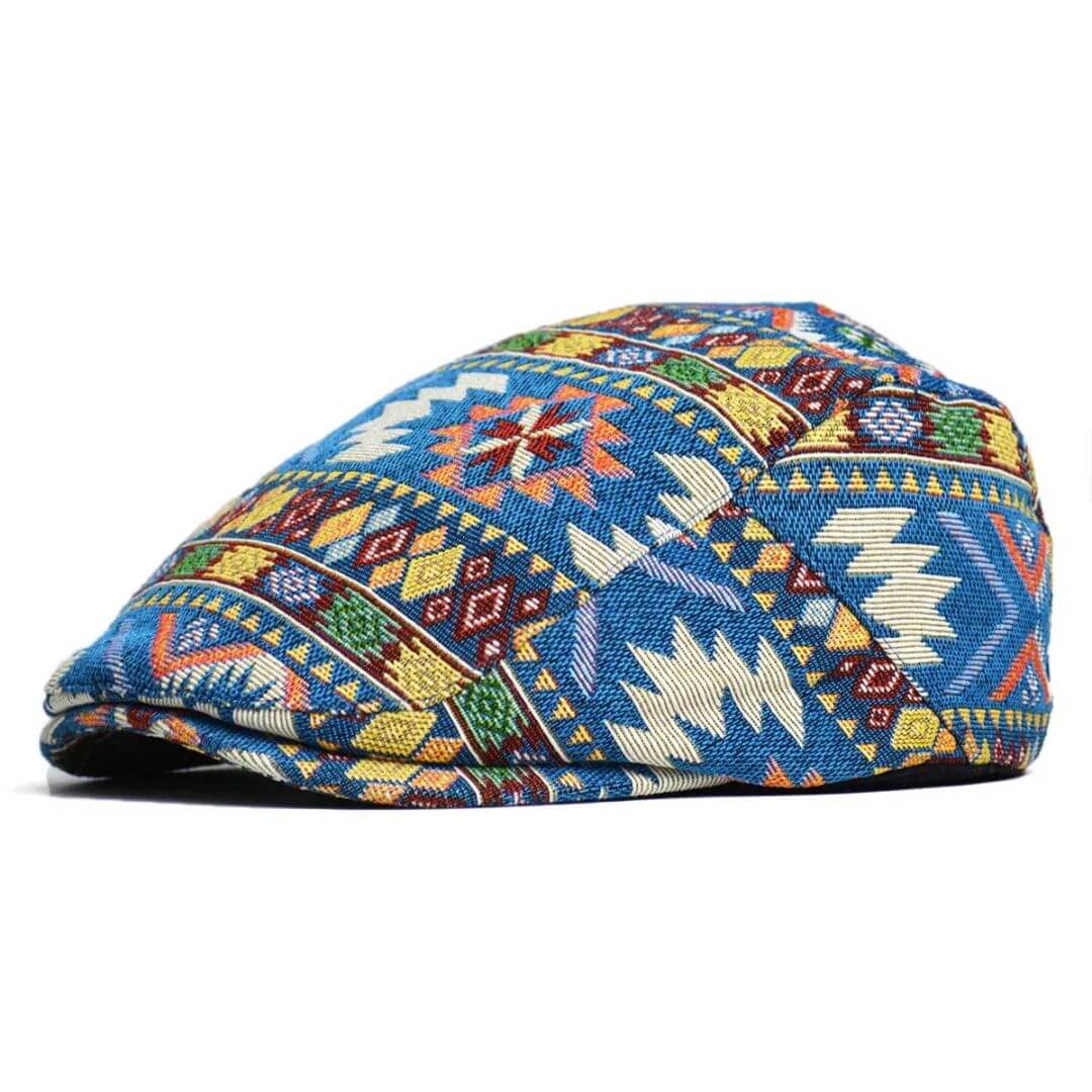 Patterned Flat Cap | TORONTO