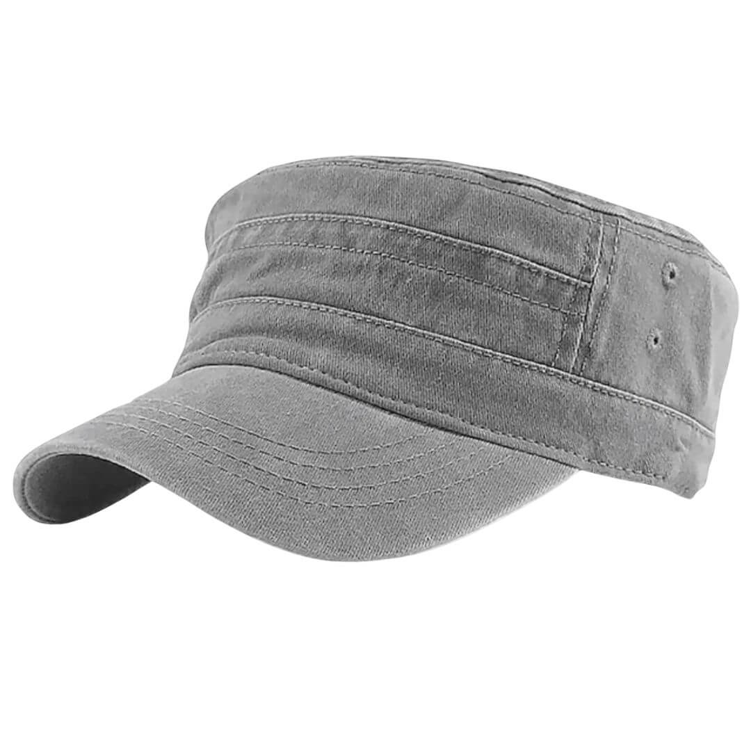 Washed Cotton Cadet Cap | KINGSTON