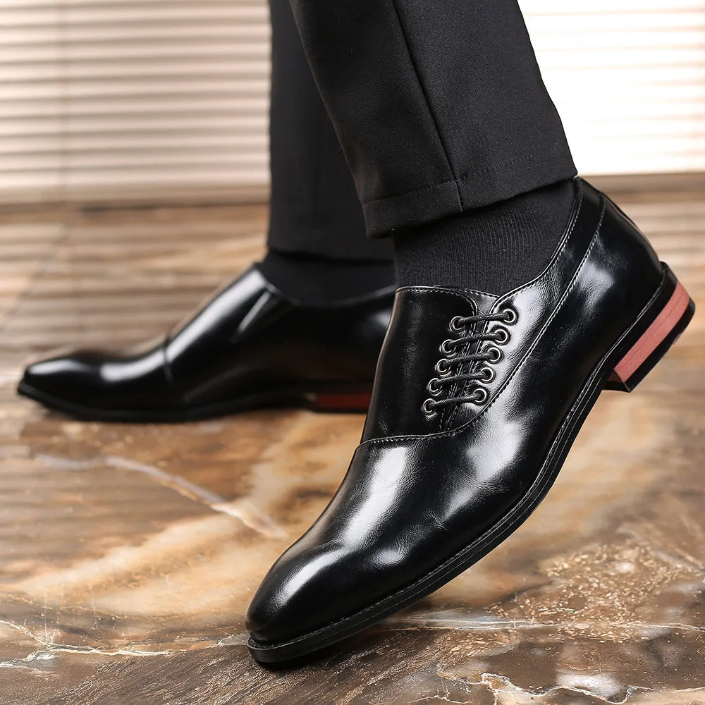 Bennett™ | Elegant Side-Lace Oxford Shoes
