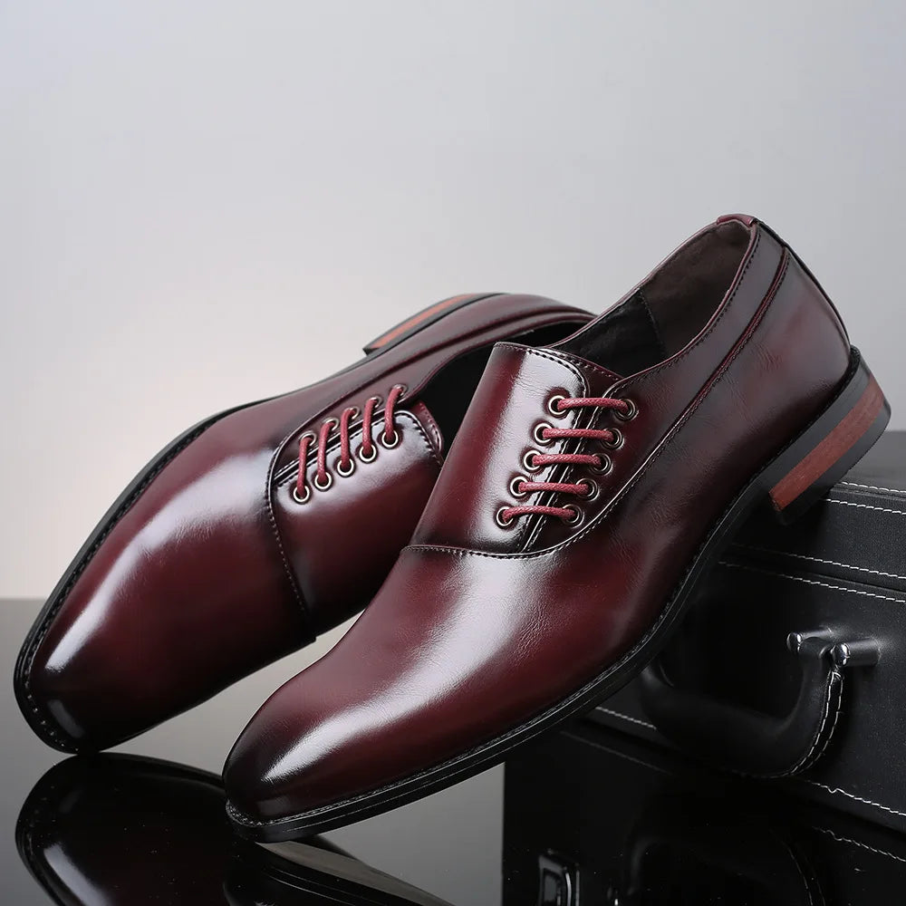 Bennett™ | Elegant Side-Lace Oxford Shoes