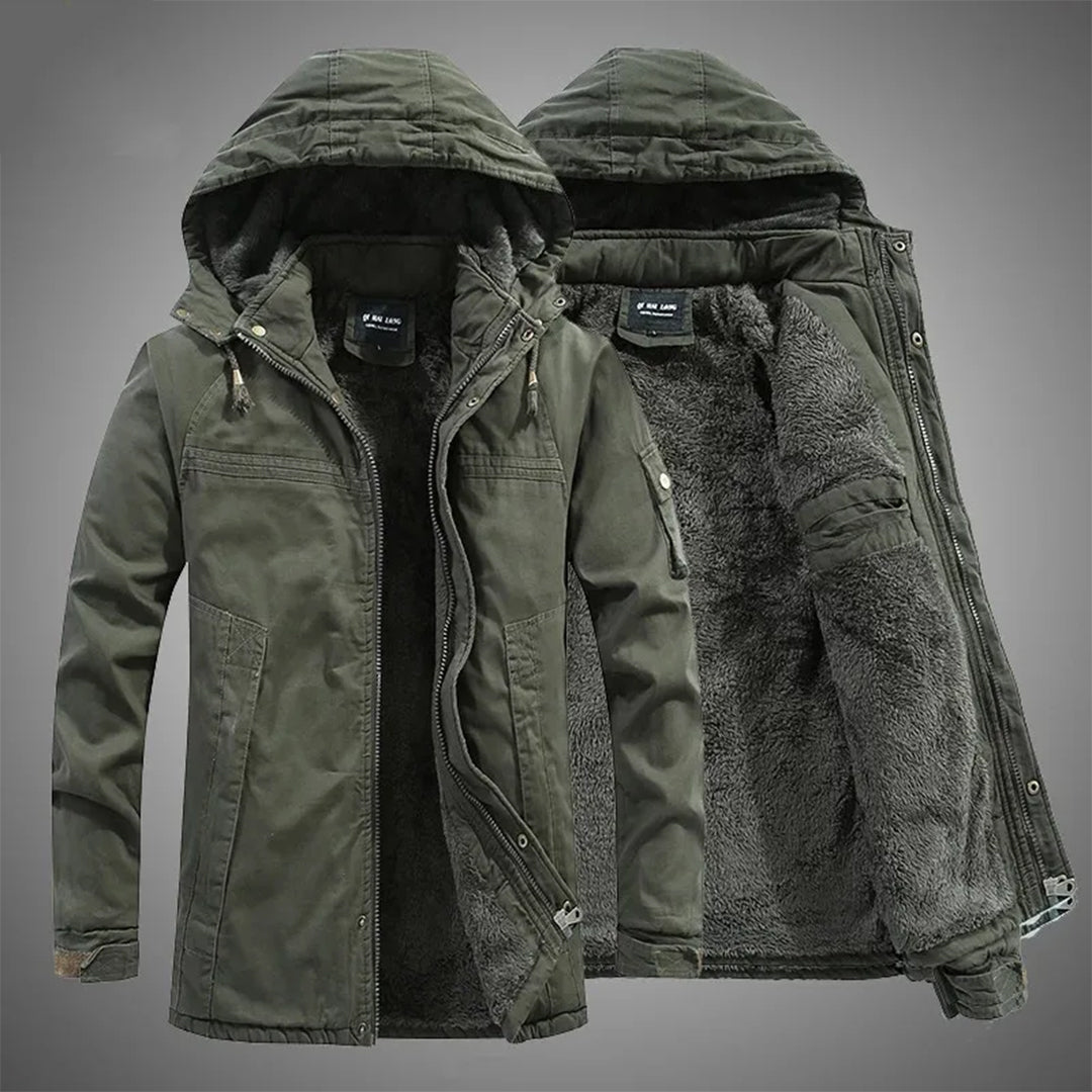 James™ | Warm Fleece-Lined Hooded Parka Jacket