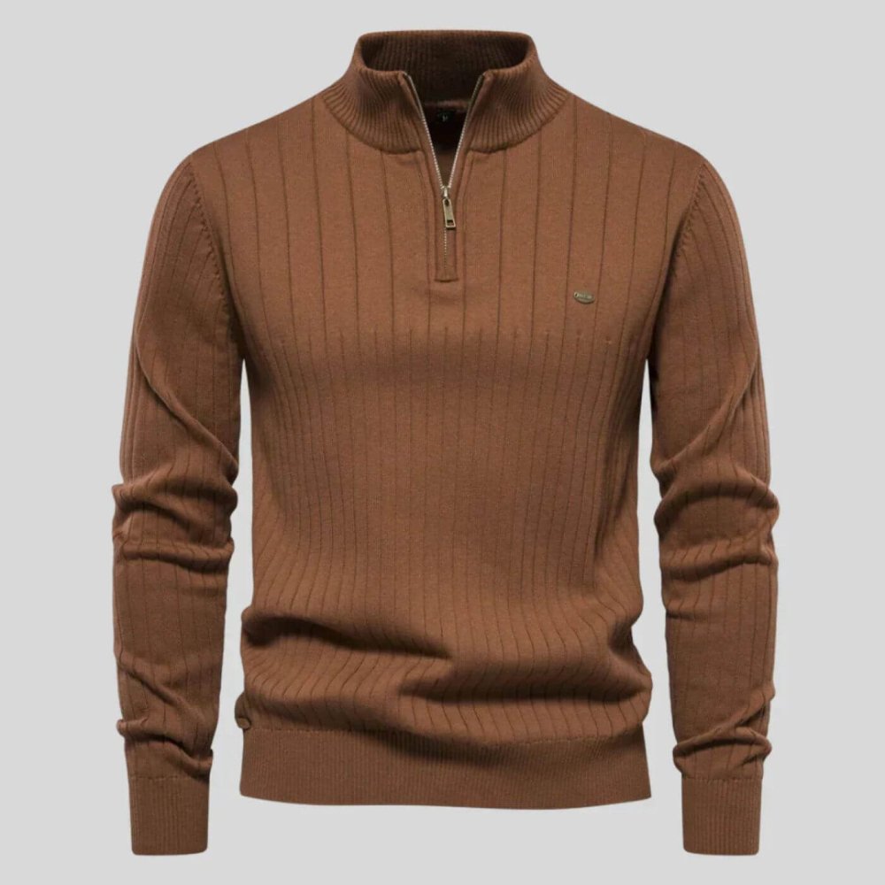 Robert | Classic Quarter-Zip Sweater