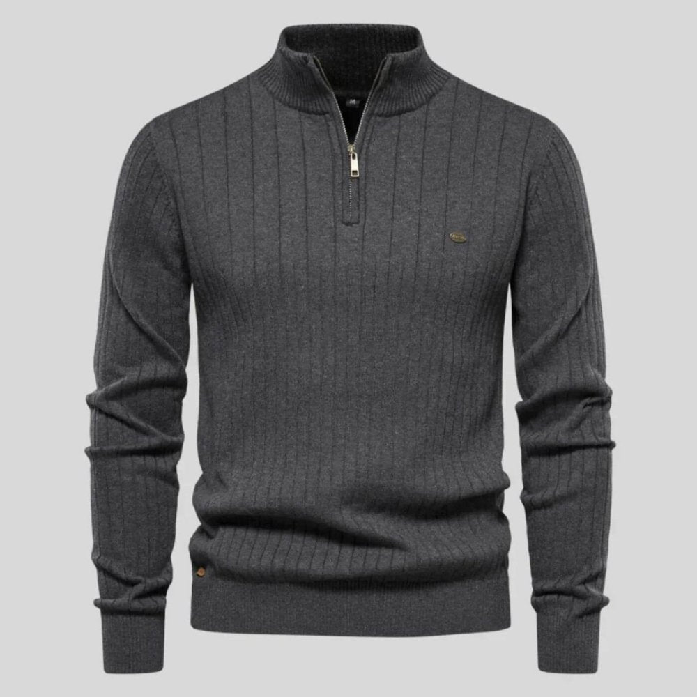 Robert | Classic Quarter-Zip Sweater