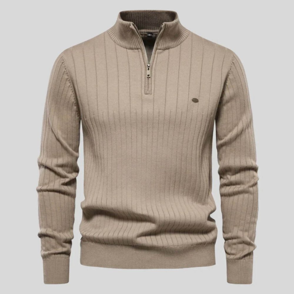 Robert | Classic Quarter-Zip Sweater