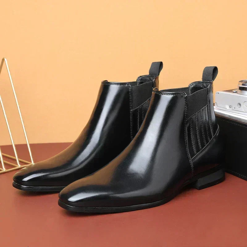 Sterling™ | Elegant Polished Chelsea Boots