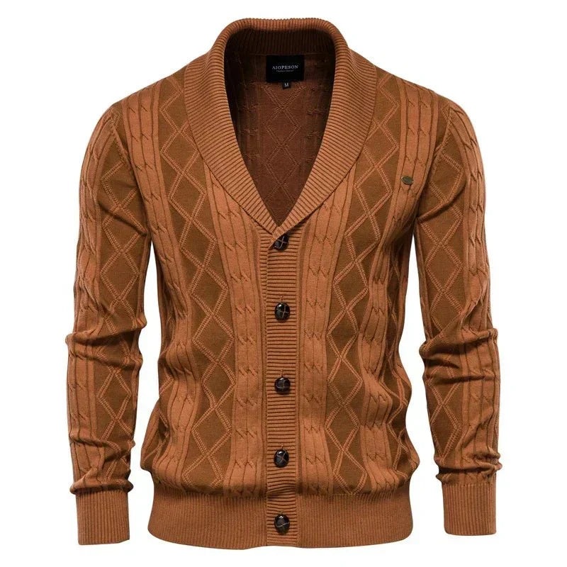 Waldemar | Men's Cardigan with Button Placket