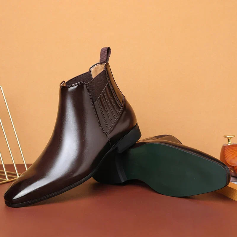Sterling™ | Elegant Polished Chelsea Boots