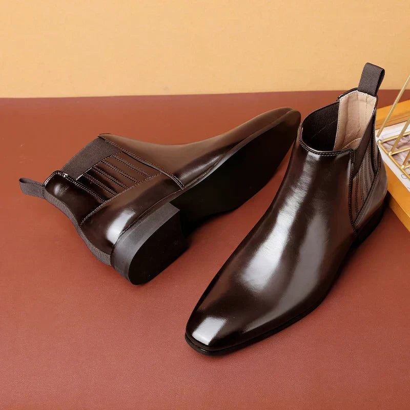Sterling™ | Elegant Polished Chelsea Boots