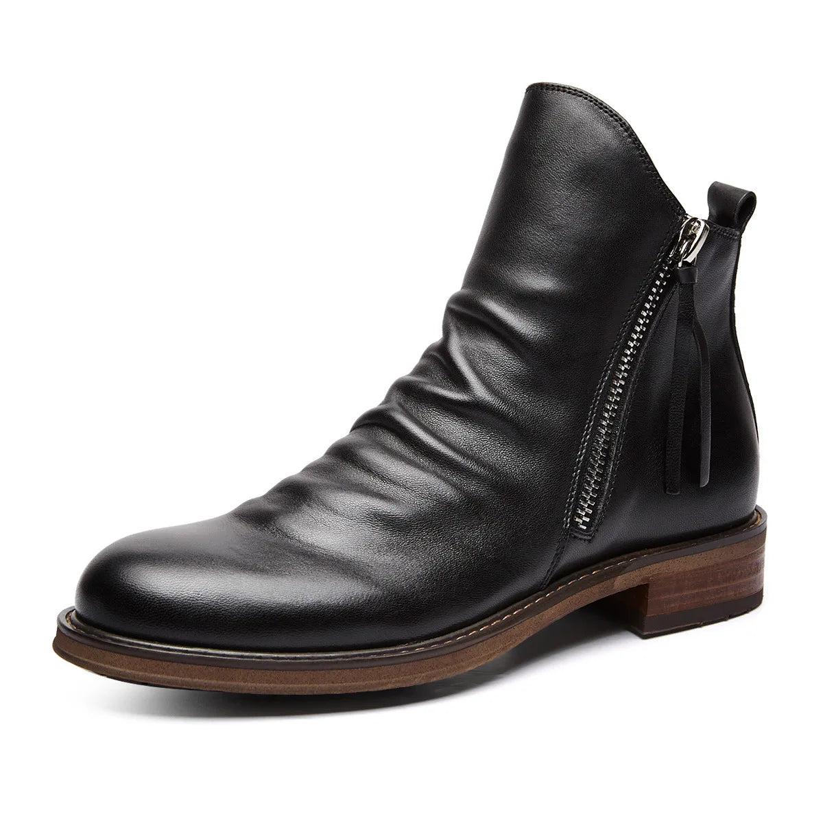 Grant™ | Vintage Zip-Up Ankle Boots