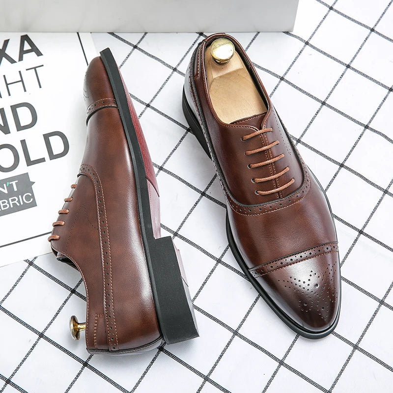 Anthony™ | Elegant Brogue Oxford Shoes