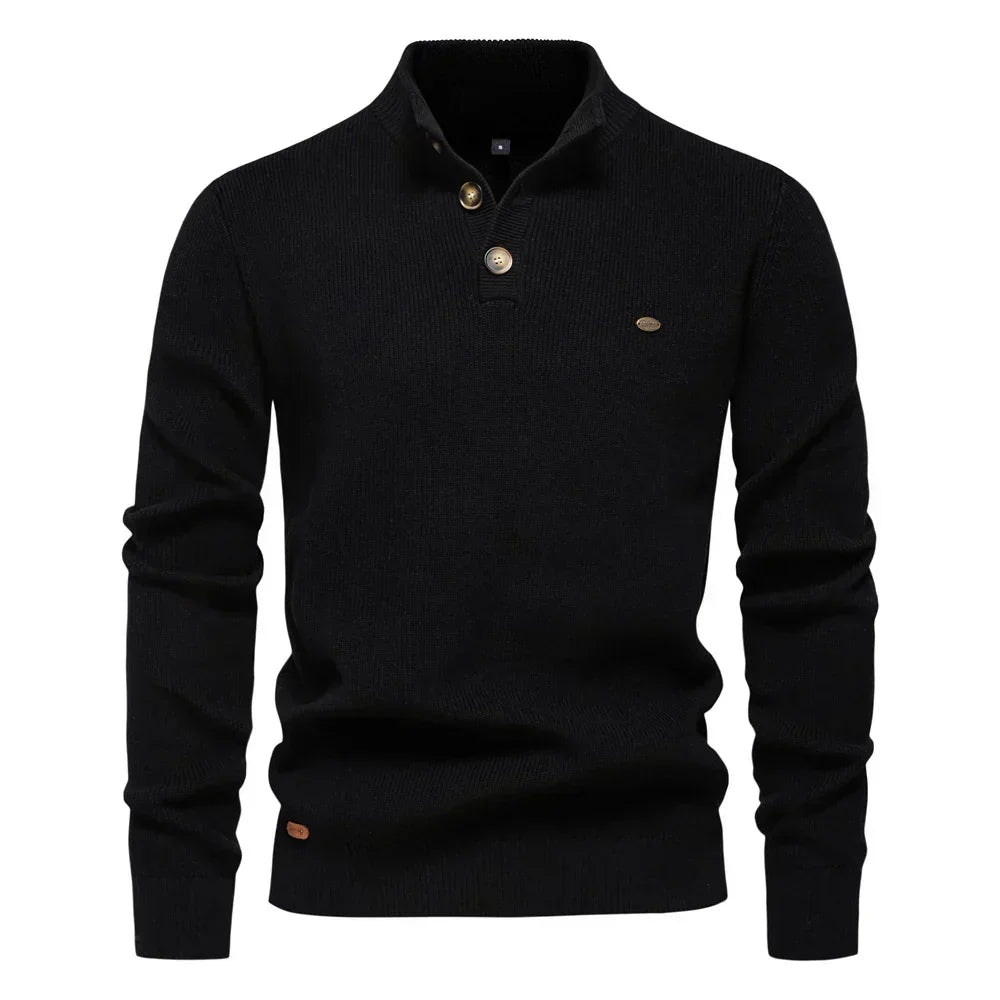 Konrad | Stylish Men's Sweater with Button Design
