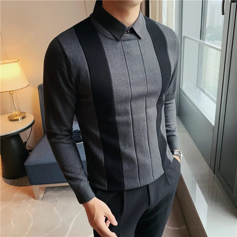 Elijah™ - Classic Striped Sweater