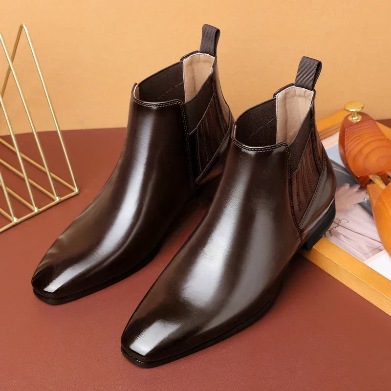 Sterling™ | Elegant Polished Chelsea Boots