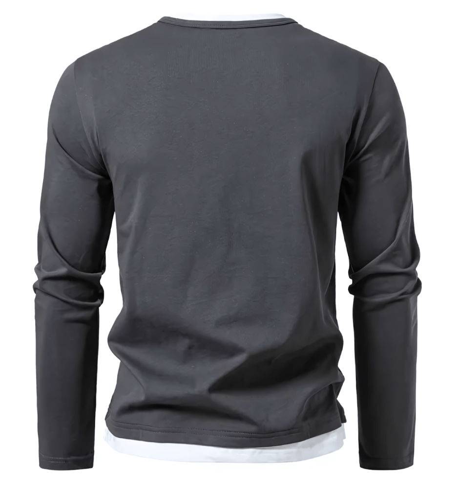 Alwin | Premium Long Sleeve Shirt Made from Combed Cotton