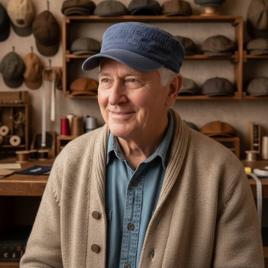 Washed Cotton Cadet Cap | KINGSTON