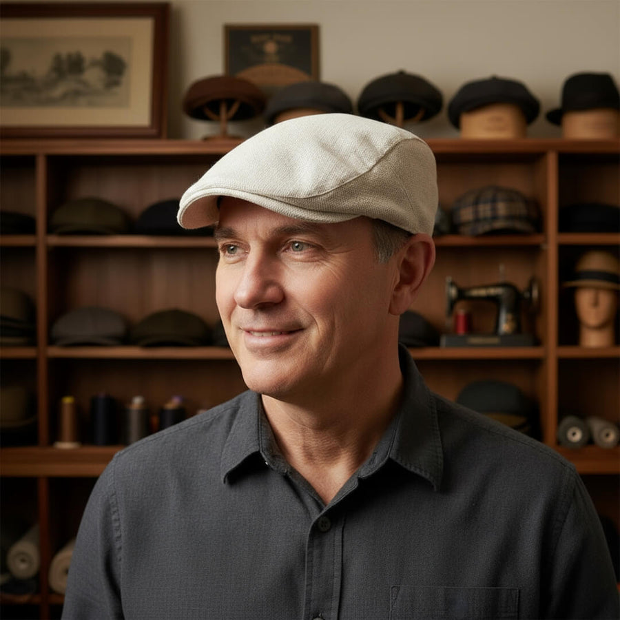 Linen Blend Ivy Cap | SHERIDAN