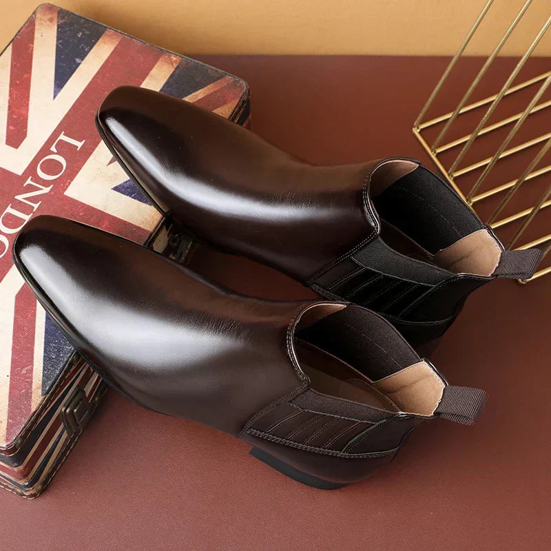 Sterling™ | Elegant Polished Chelsea Boots