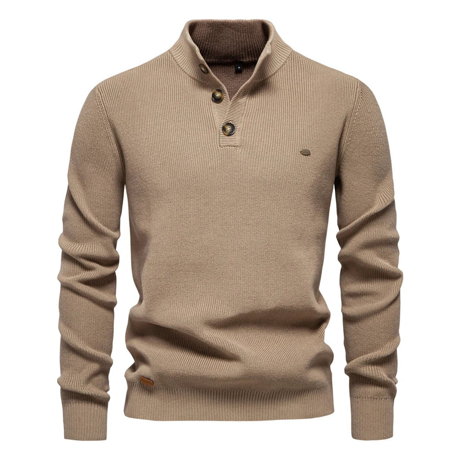 Konrad | Stylish Men's Sweater with Button Design