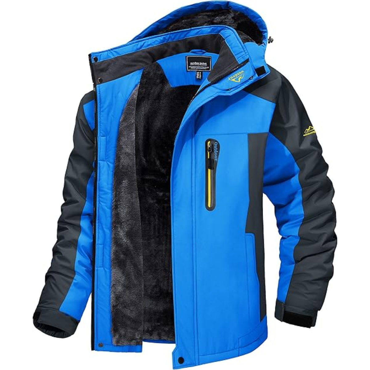 Gerald™ | Warm Fleece-Lined Waterproof Hooded Jacket