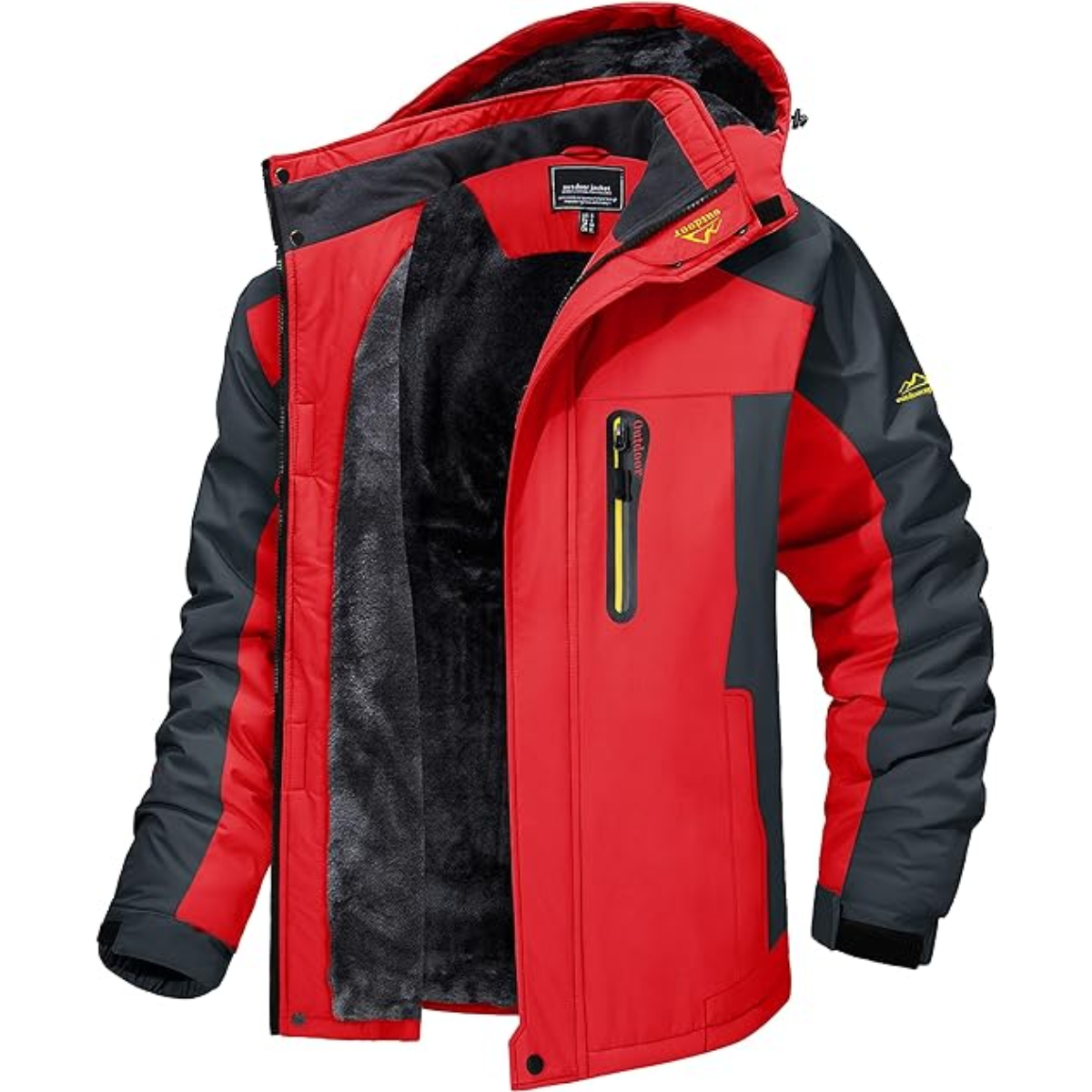 Gerald™ | Warm Fleece-Lined Waterproof Hooded Jacket