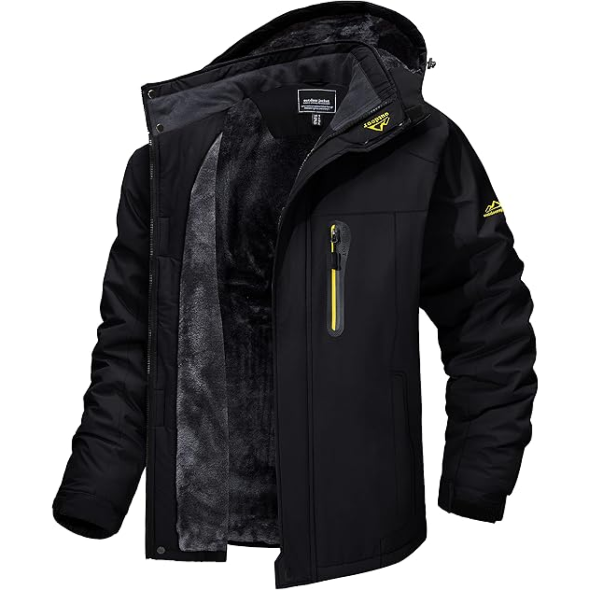 Gerald™ | Warm Fleece-Lined Waterproof Hooded Jacket