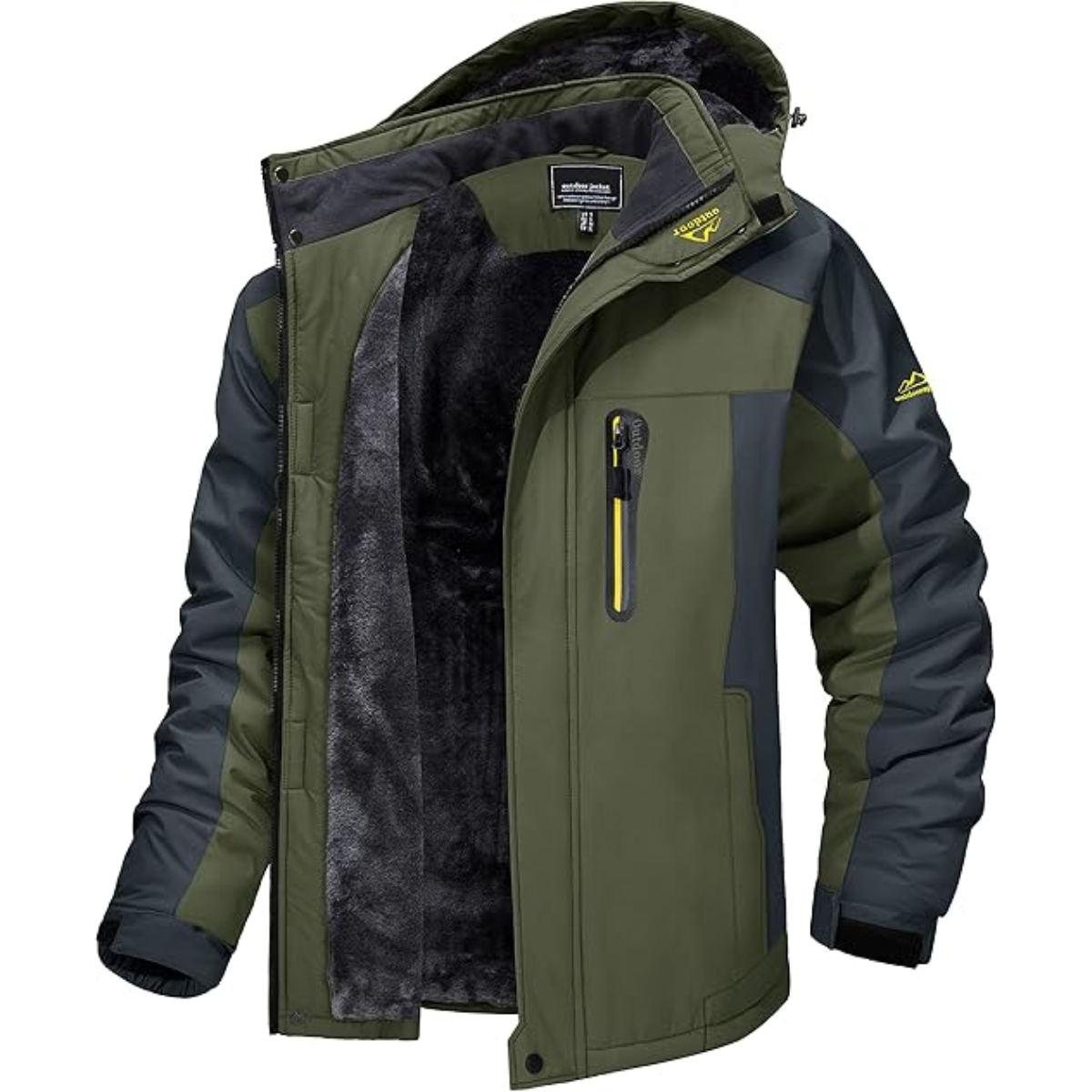 Gerald™ | Warm Fleece-Lined Waterproof Hooded Jacket