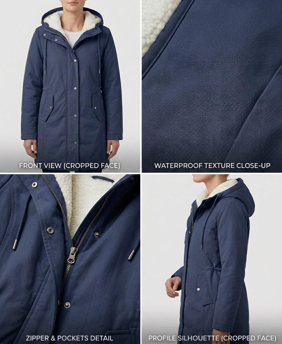 Women’s Hooded Weather Resistant Winter Coat