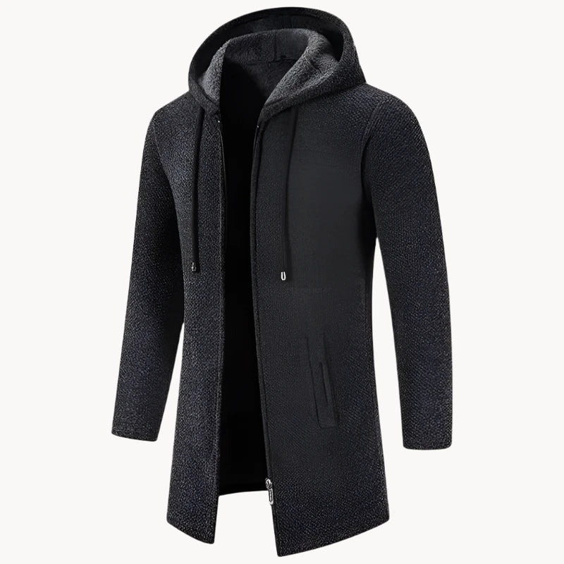 Lawrence™ | Warm Long Hooded Cardigan