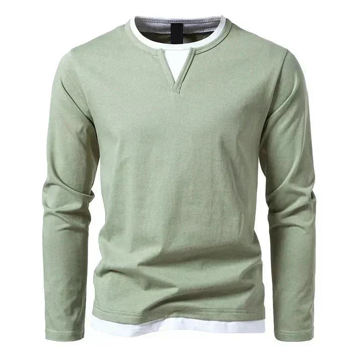 Alwin | Premium Long Sleeve Shirt Made from Combed Cotton