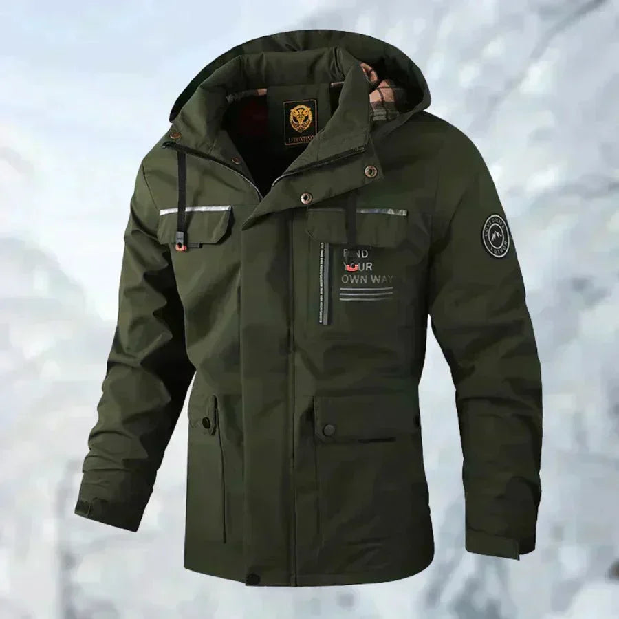 Larry™ | Waterproof Hooded Multi-Pocket Outdoor Jacket