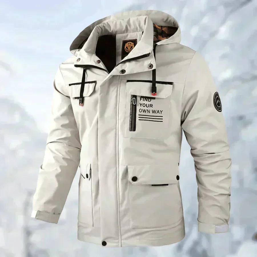 Larry™ | Waterproof Hooded Multi-Pocket Outdoor Jacket