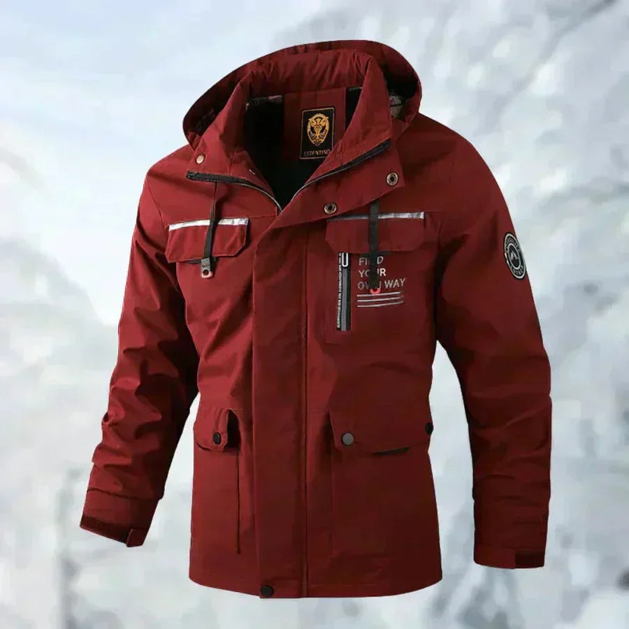 Larry™ | Waterproof Hooded Multi-Pocket Outdoor Jacket