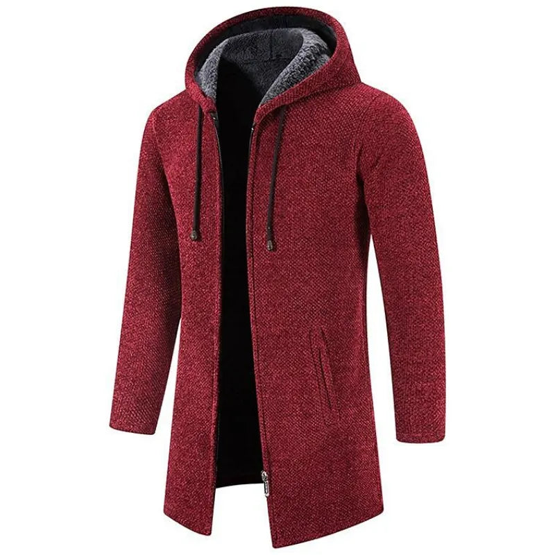 Lawrence™ | Warm Long Hooded Cardigan
