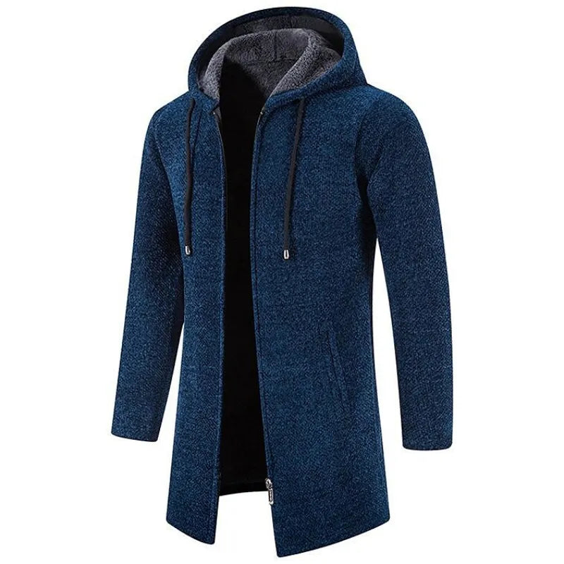 Lawrence™ | Warm Long Hooded Cardigan