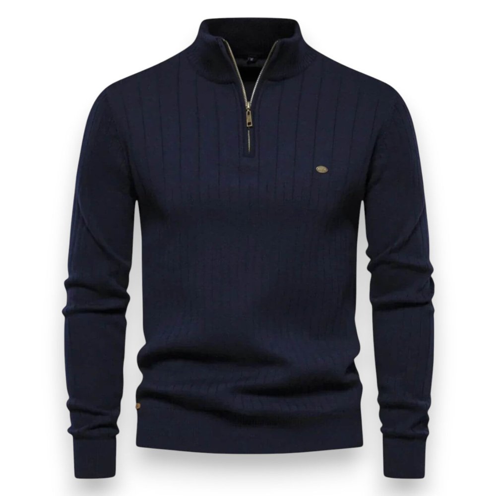 Robert | Classic Quarter-Zip Sweater