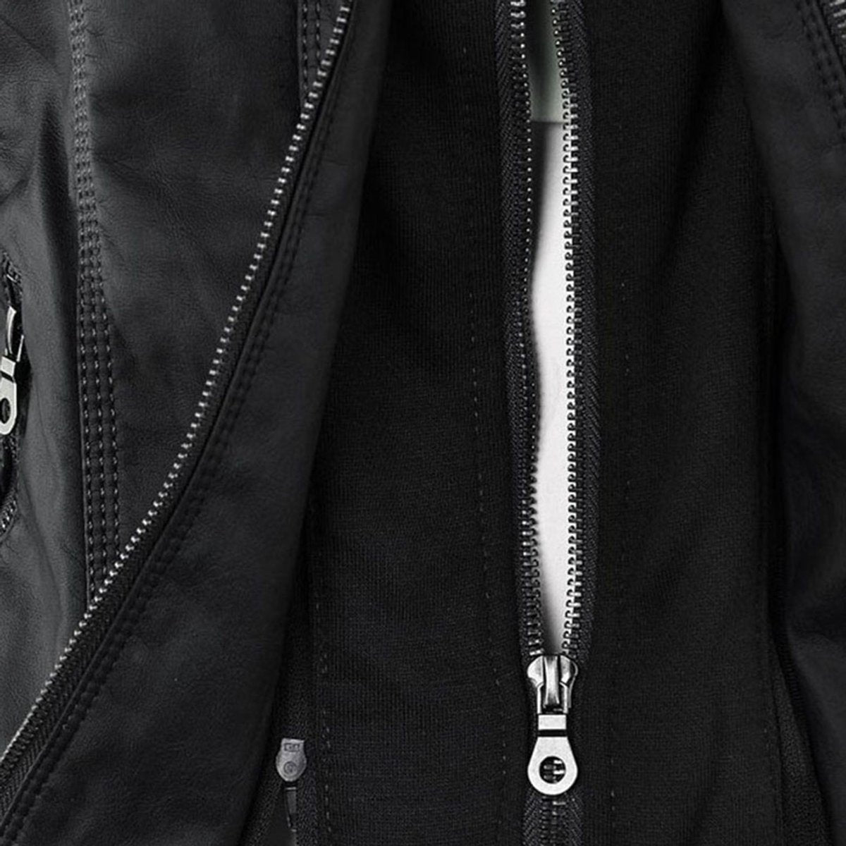 Women’s Zip-Front Fitted Moto Jacket